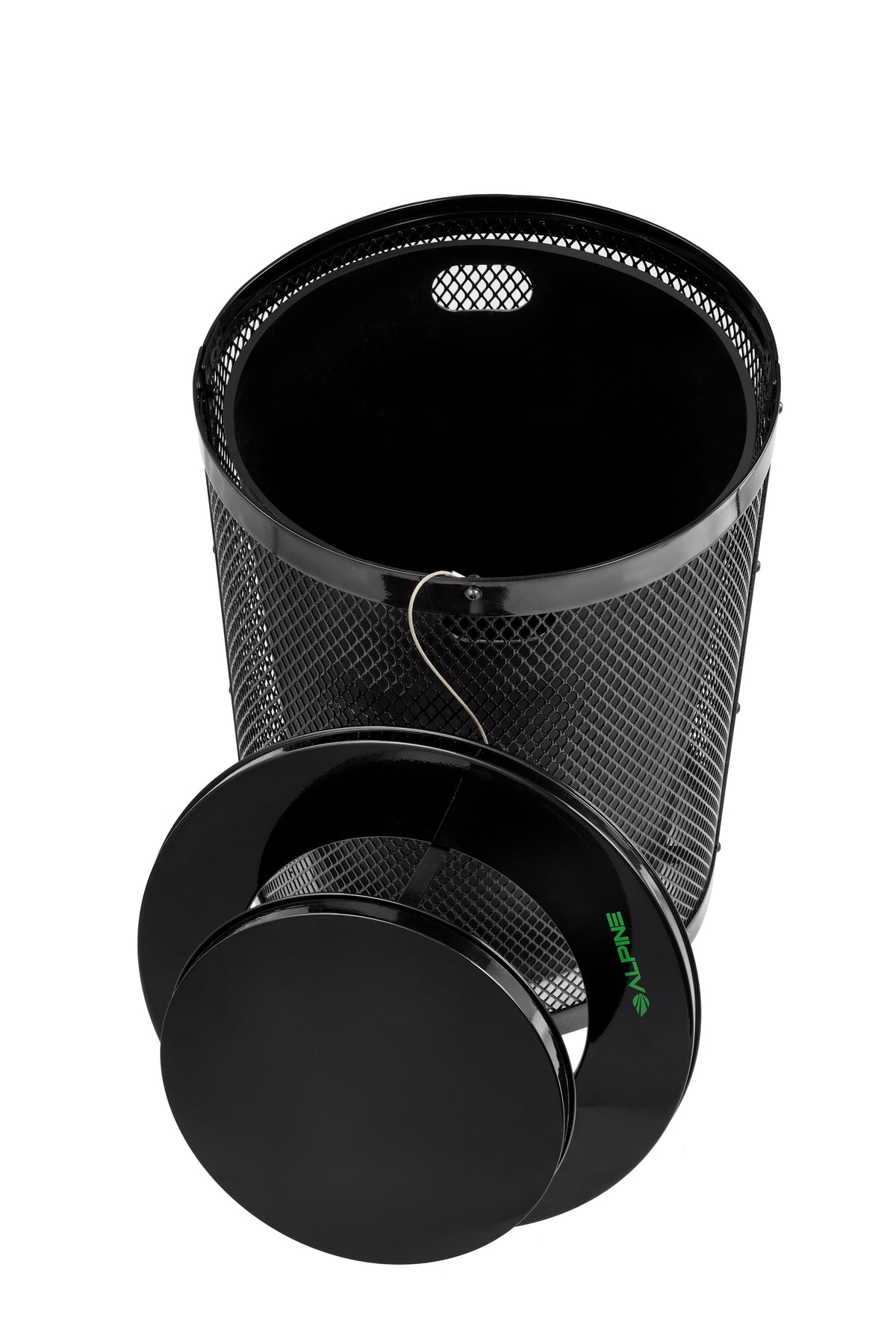 Alpine Industries Steel Rain Bonnet For 36 Gallon Trash Can
