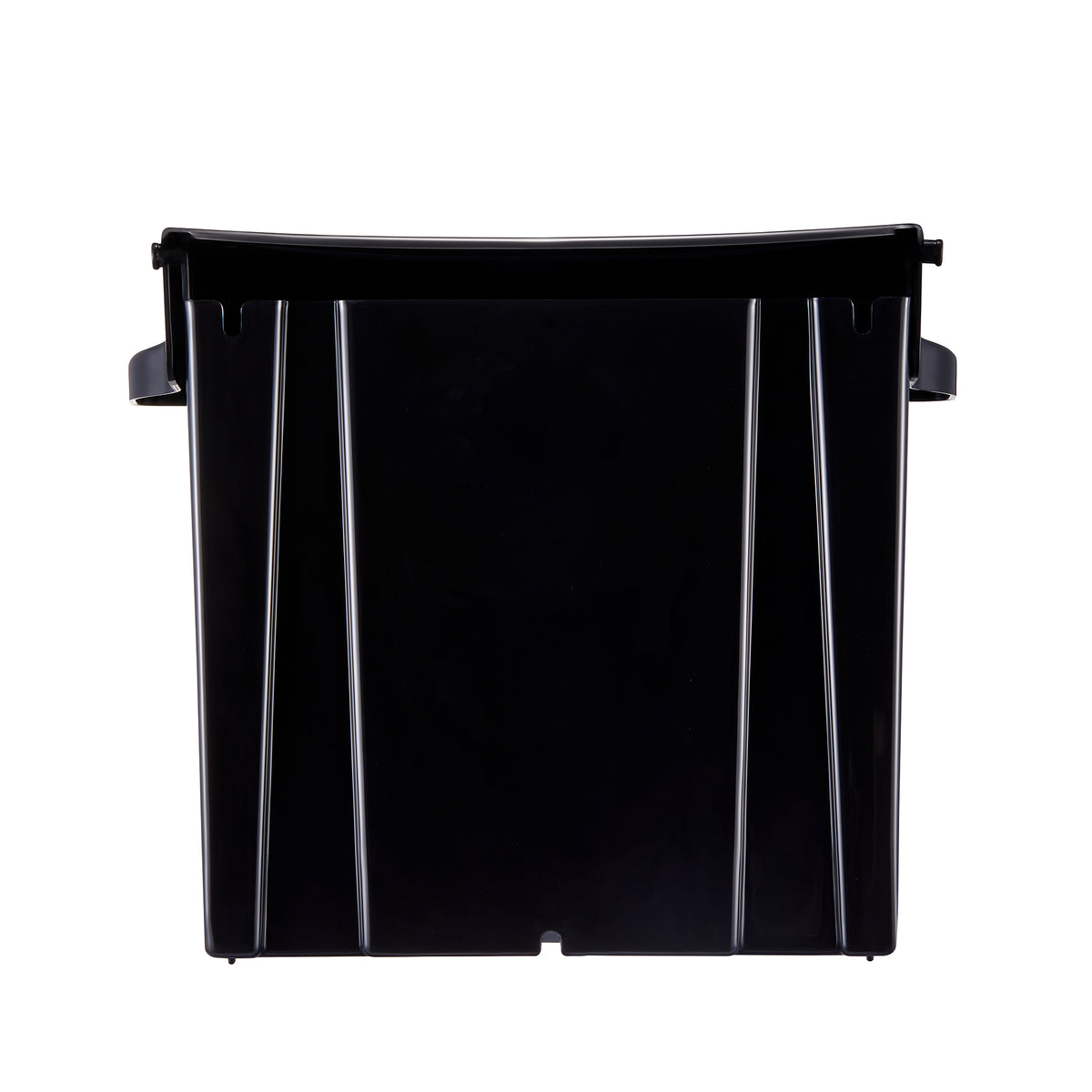 Black Durable Plastic Sanitary Napkin Receptacle, (3-Pack)