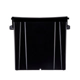 Black Durable Plastic Sanitary Napkin Receptacle, (3-Pack)