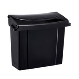 Black Durable Plastic Sanitary Napkin Receptacle, (3-Pack)