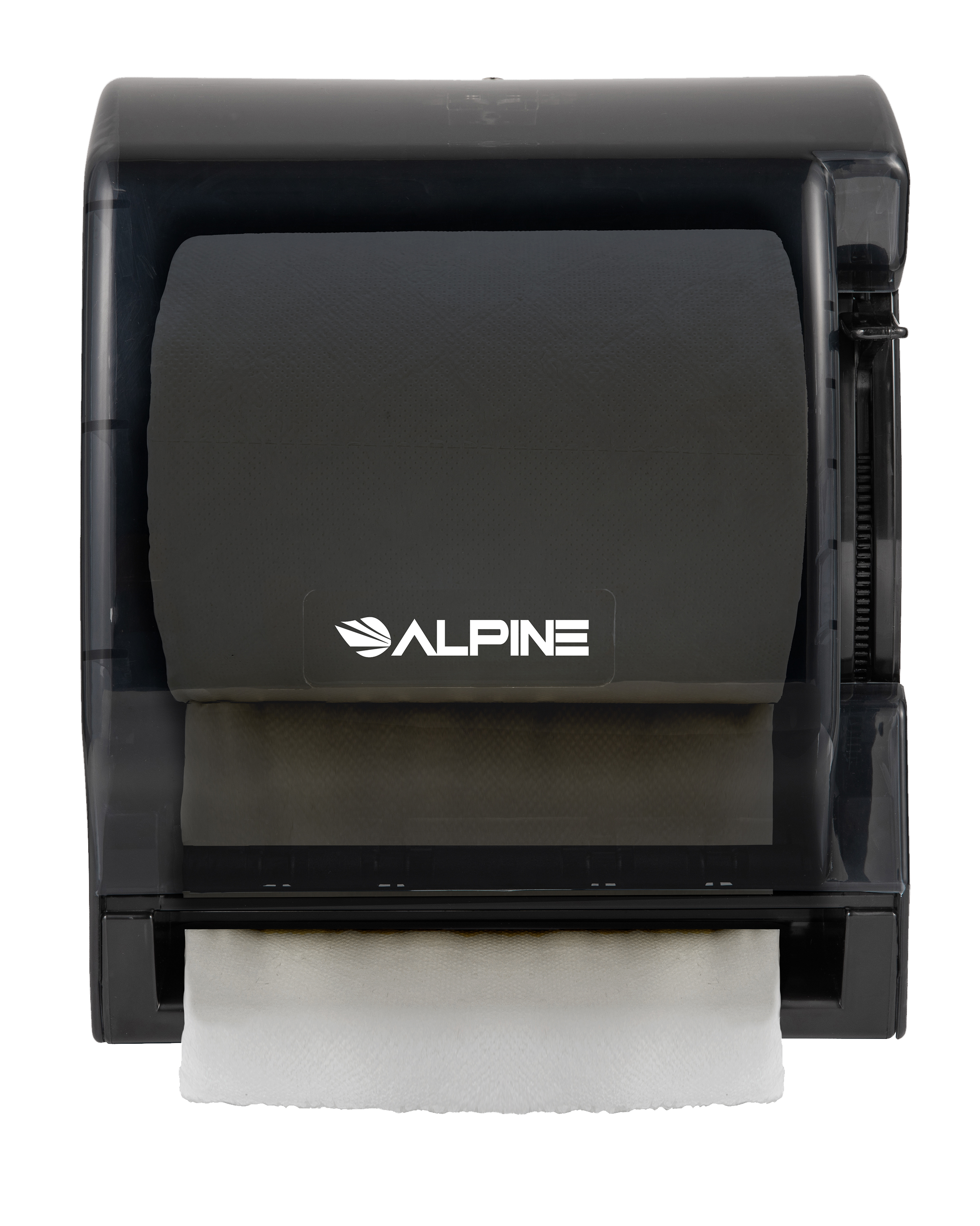 Paper Towel Roll Dispenser, Transparent Black