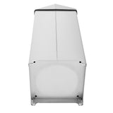 Alpine Industries 20 Gallon Stainless Steel Indoor Trash Can with Swing Lid, 20 Gallon, Stainless Steel