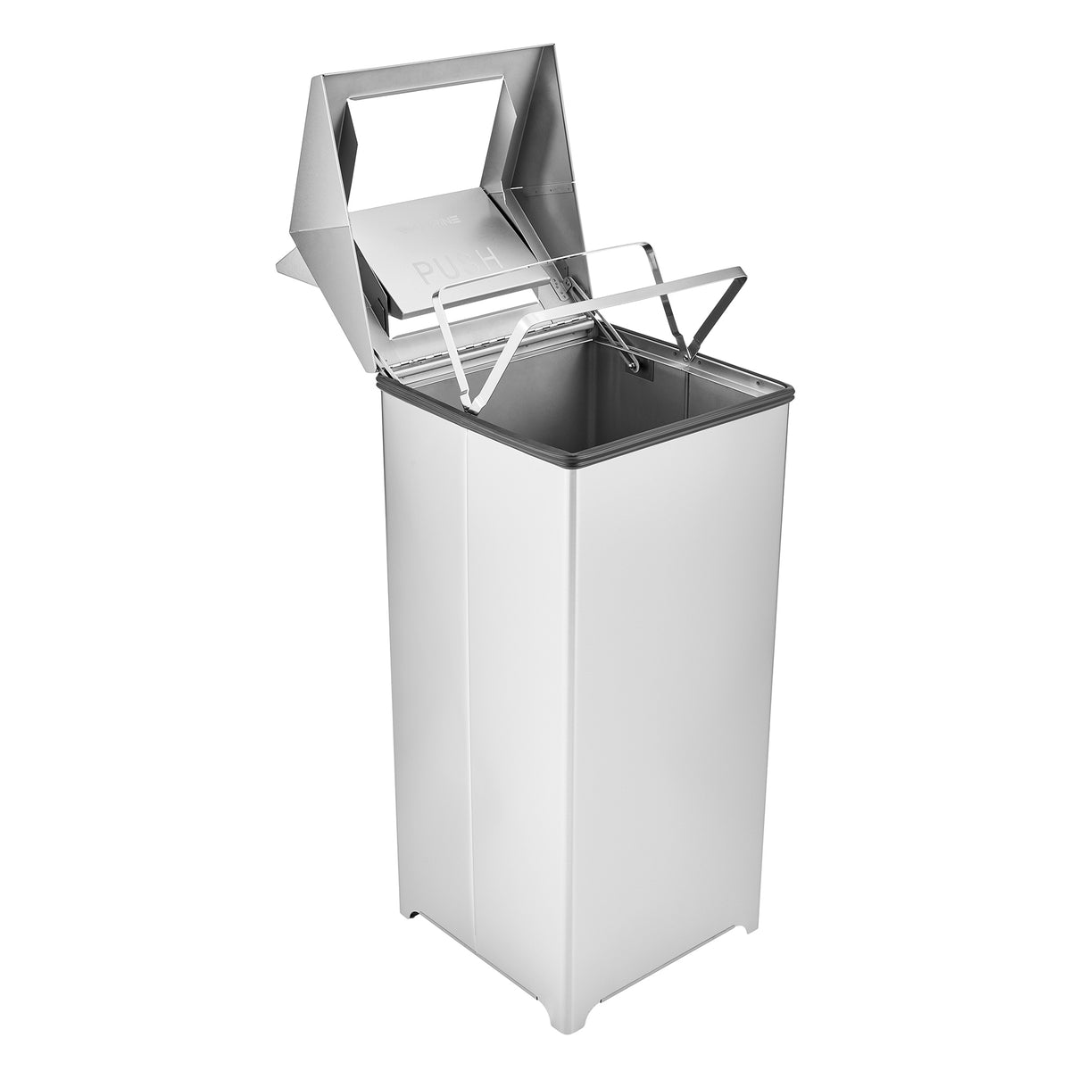 Alpine Industries 20 Gallon Stainless Steel Indoor Trash Can with Swing Lid, 20 Gallon, Stainless Steel