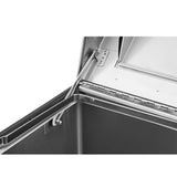 Alpine Industries 40 Gallon Stainless Steel Indoor Trash Can with Swing Lid, 40 Gallon, Stainless Steel