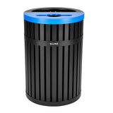 Vanta 40 Gallon Steel Two-Stream Trash Can