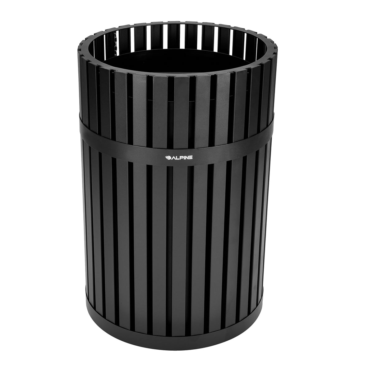 Vanta 40 Gallon Steel Two-Stream Trash Can