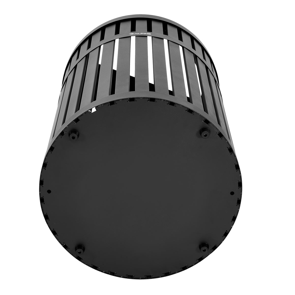 Vanta 40 Gallon Steel Two-Stream Trash Can