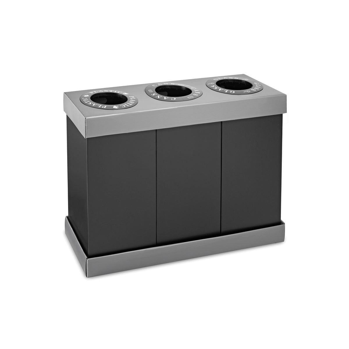 Alpine 2 AND 3 BIN RECYCLING CENTER, 28 GALLONS