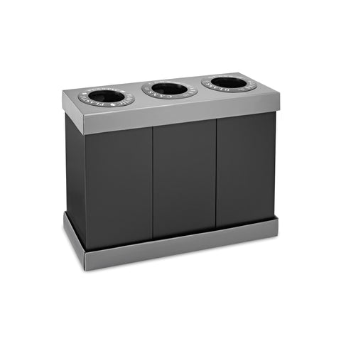 Alpine 2 AND 3 BIN RECYCLING CENTER, 28 GALLONS