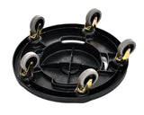 Alpine Industries 32 Gallon Trash Can Dolly, 32 Gallon, Black