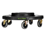 Alpine Industries 32 Gallon Trash Can Dolly, 32 Gallon, Black
