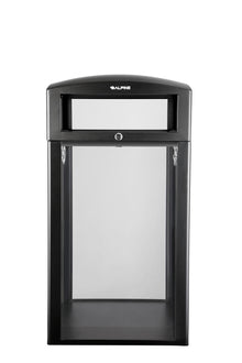 40-Gallon, DHS-Compliant, Waste Receptacle with Transparent Panel's