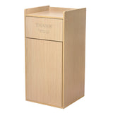 40-Gallon Wood Receptacle Enclosure with Drop Hole