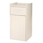 40 Gallon Wood Receptacle Enclosure with Drop Hole and Tray Shelf