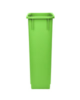 23 Gallon Slim Recyling/Trash Can, Lime Green, 3 PACK