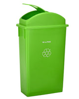 23 Gallon Slim Trash Can with Dome Lids, Lime Green, 3 Pack