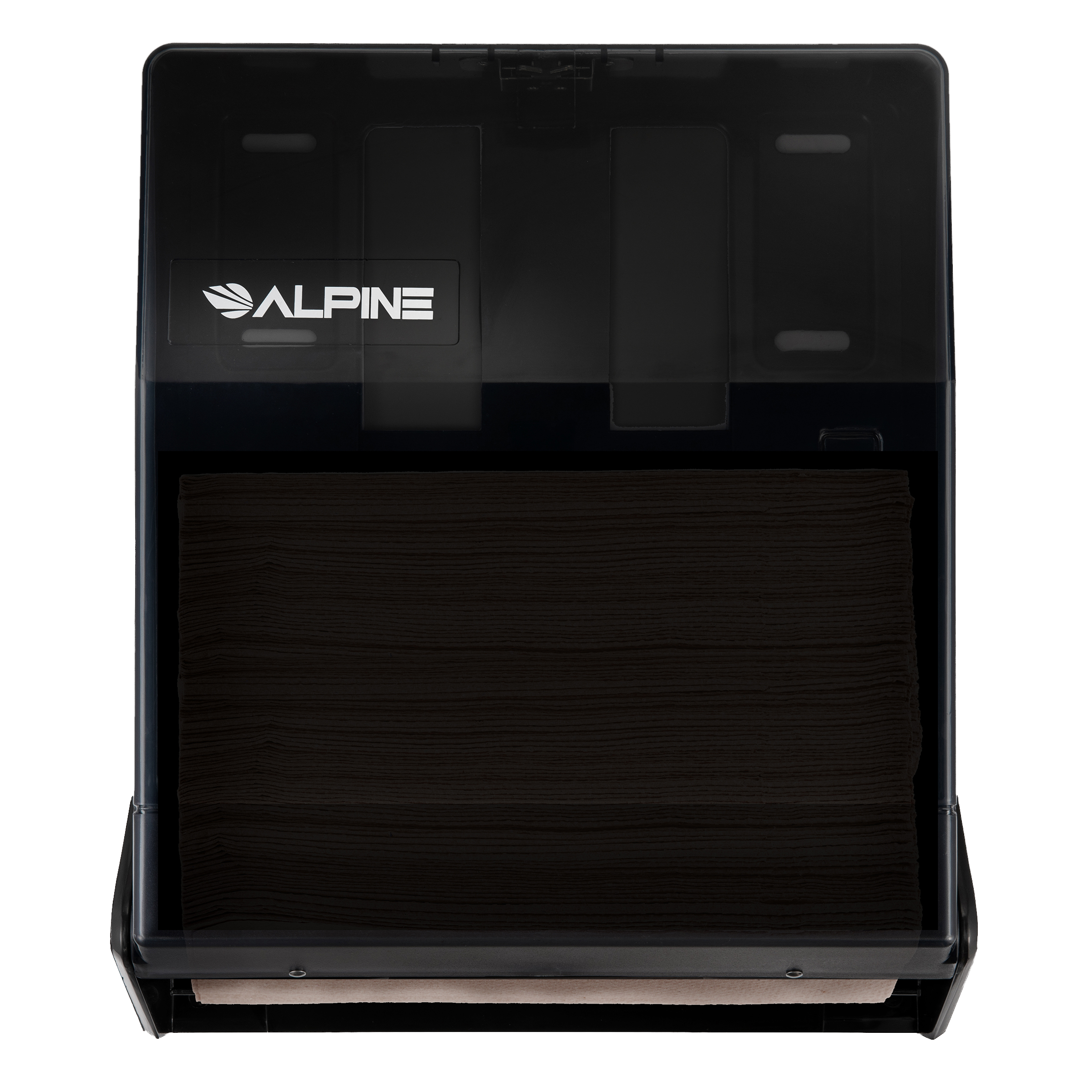 Trifold/C-fold Paper Towel Dispenser, Transparent Black Main image