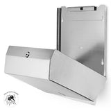 Stainless Steel Multi-Fold/C-Fold Paper Towel Dispenser 2 Pack