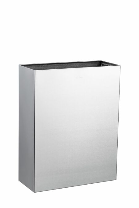 Stainless Steel Surface-Mounted Waste Receptacle