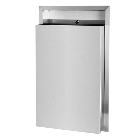 Alpine Stainless Steel Recessed Waste Receptacle