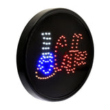 Alpine Industries LED Coffee Sign, Oval, 23 x 14