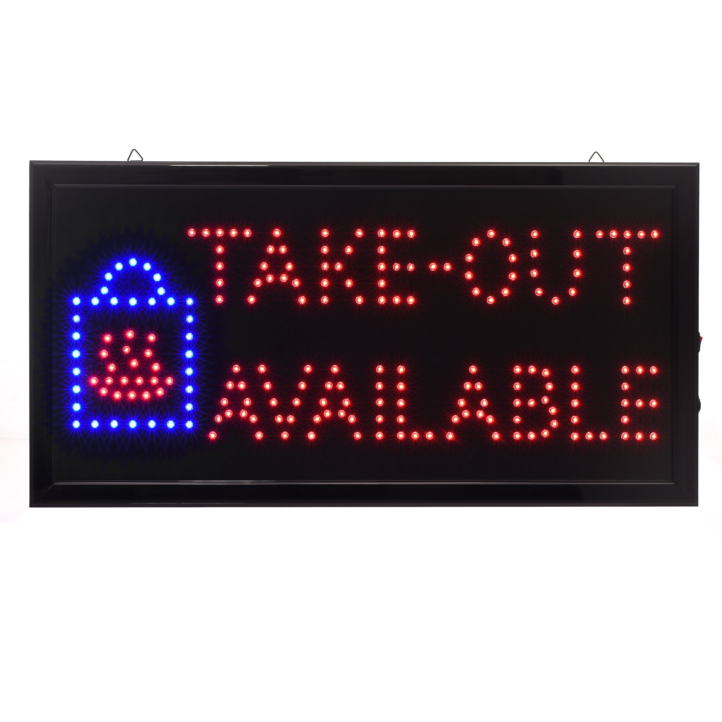 19¢€� W x 10¢€� H LED Rectangular Take-Out Available Sign with Two Display Modes