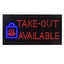 19¢€� W x 10¢€� H LED Rectangular Take-Out Available Sign with Two Display Modes