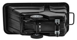 Alpine Industries 1/2 Cubic Yard Tilt Truck, 850 lb Capacity, Heavy-Duty Poly Utility Cart with Wheels, Black, 850 lb Ca