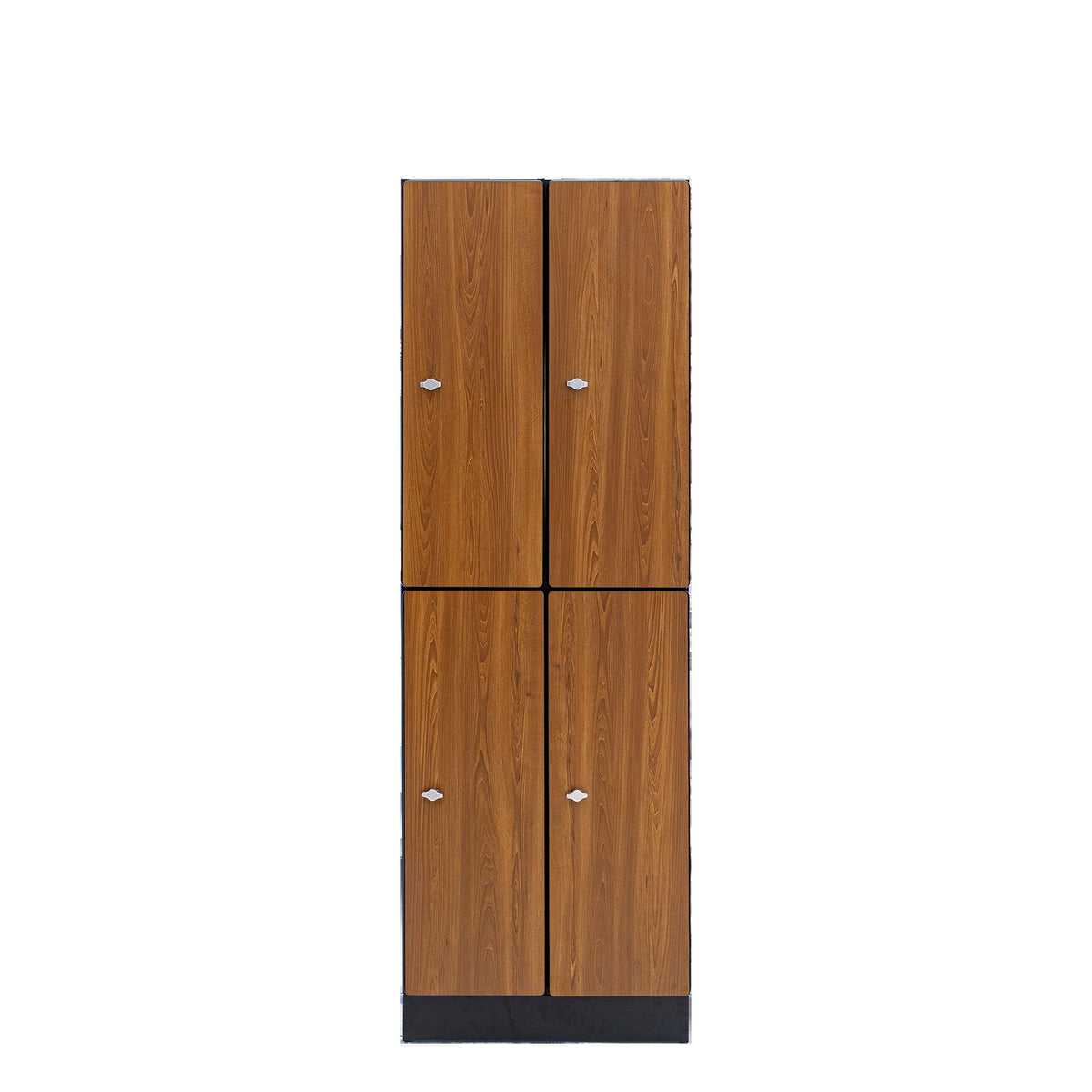 Alpine Industries Double Column, 2 Compartment, Tier Locker, Oak