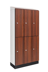Alpine Industries Top for Triple Locker Walnut