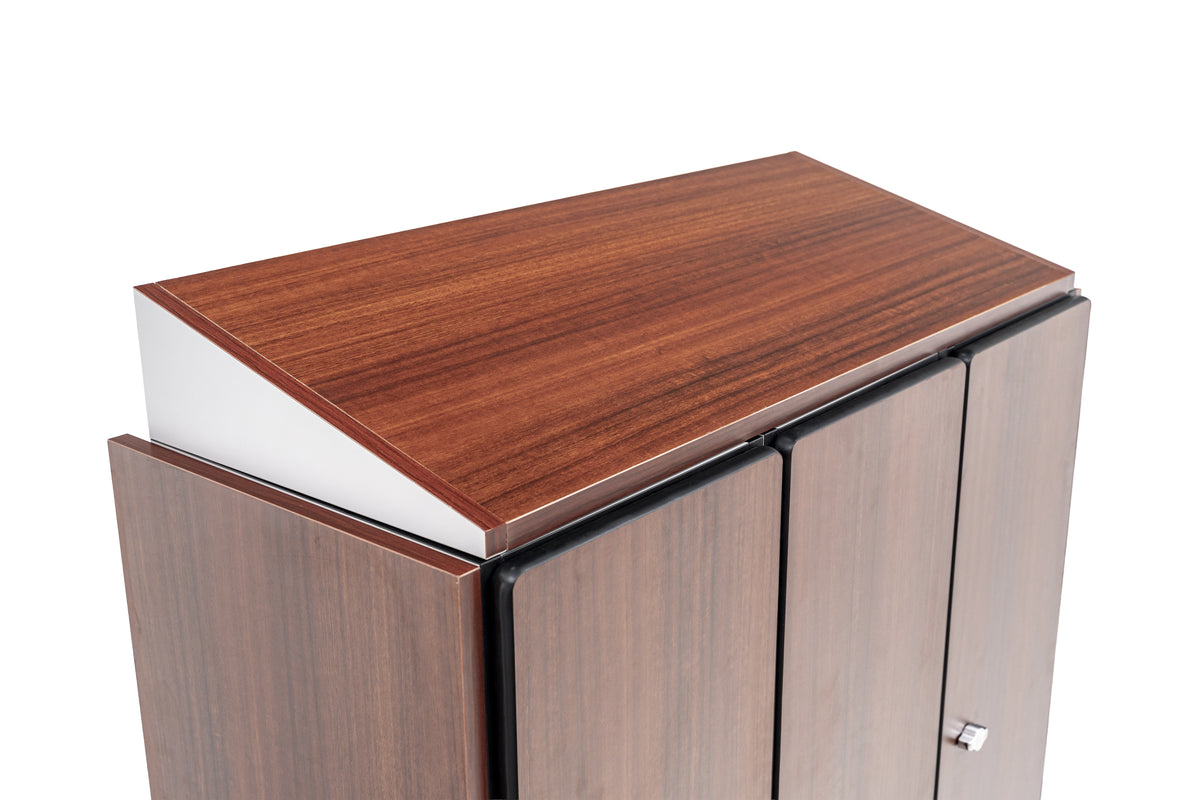 Alpine Industries Top for Triple Locker Walnut