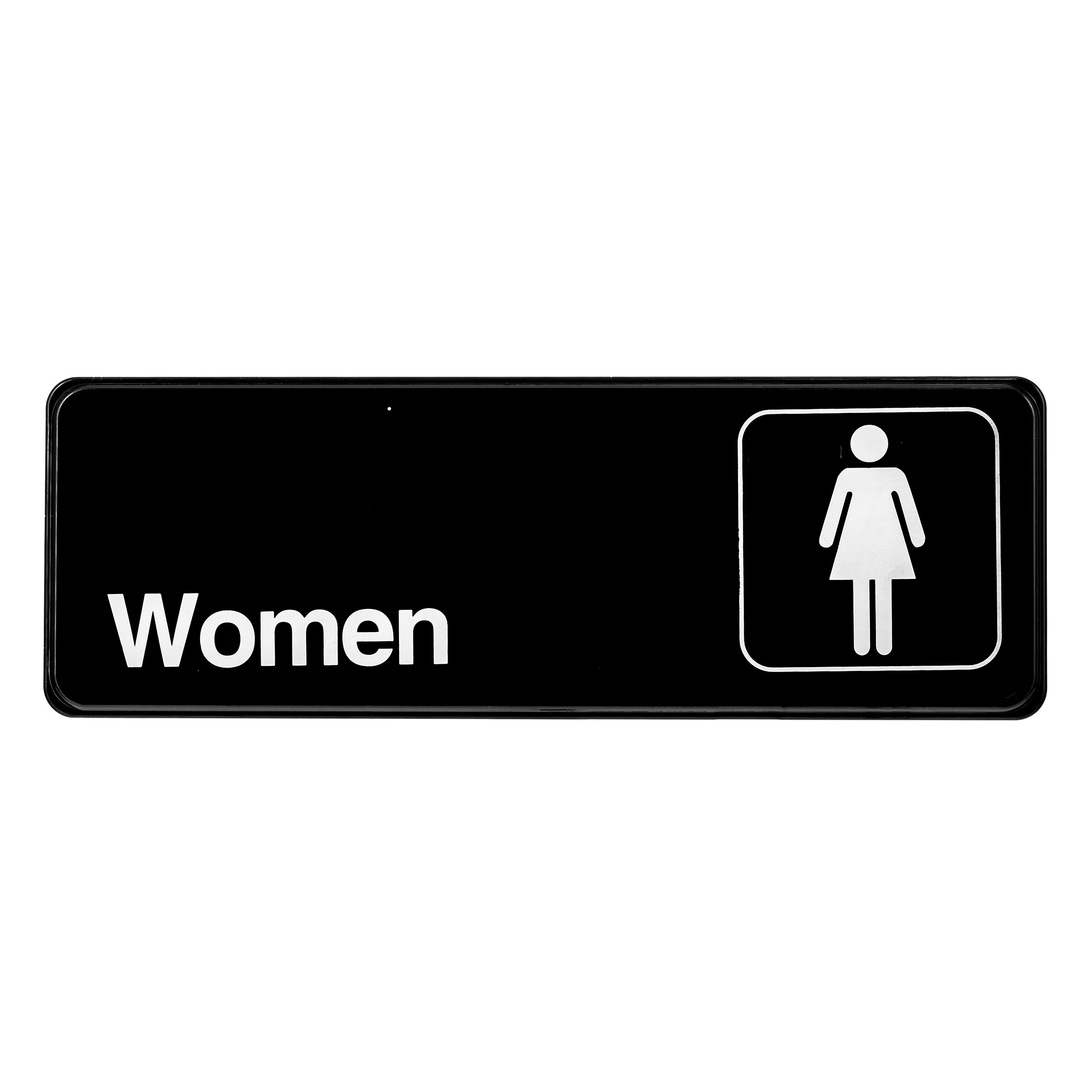 ALPINE INDUSTRIES WOMEN?S RESTROOM SIGN, 3?X9?