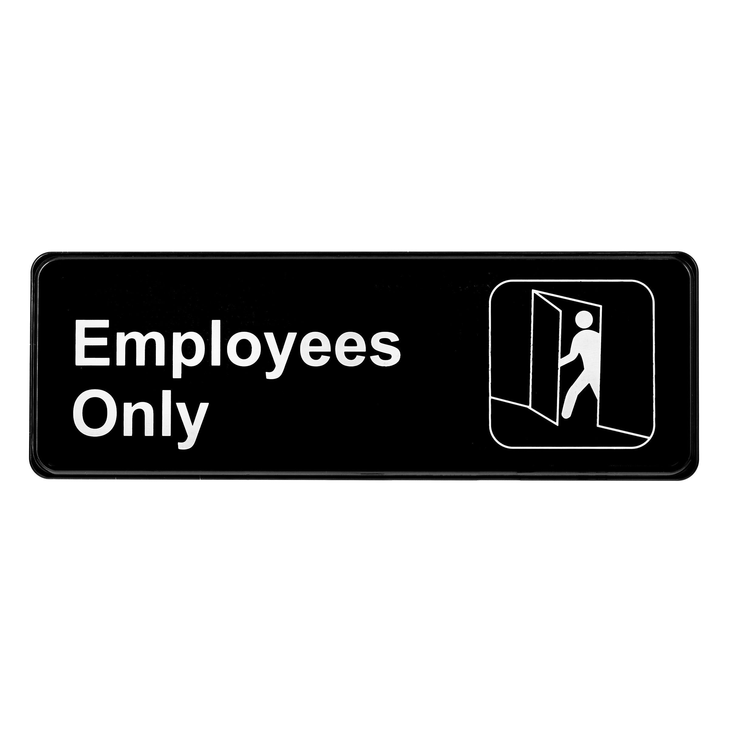 ALPINE INDUSTRIES EMPLOYEES ONLY SIGN, 3?X9? Main image