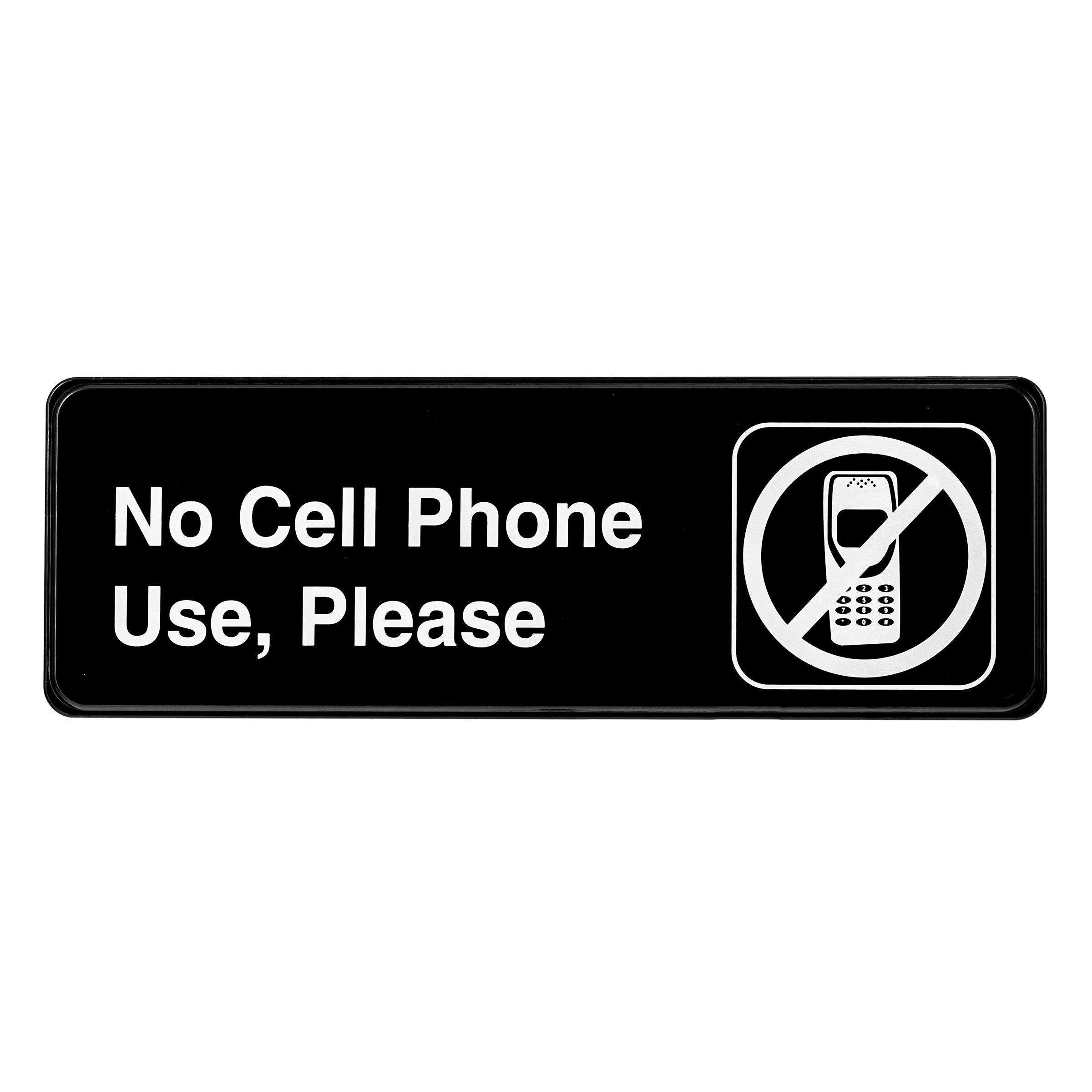 ALPINE INDUSTRIES NO CELL PHONE USE, PLEASE SIGN, 3?X9? Main image
