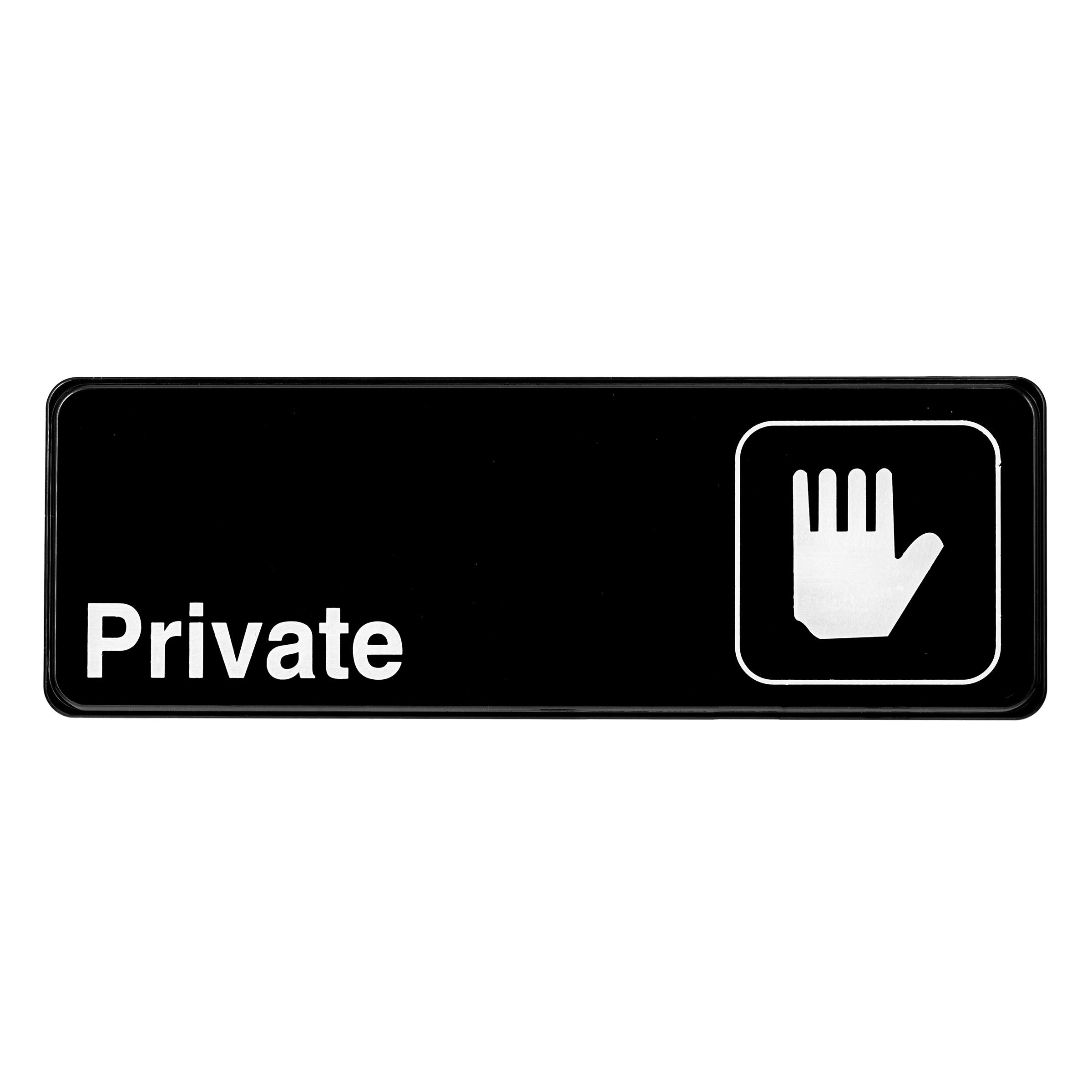 ALPINE INDUSTRIES PRIVATE SIGN, 3?X9?