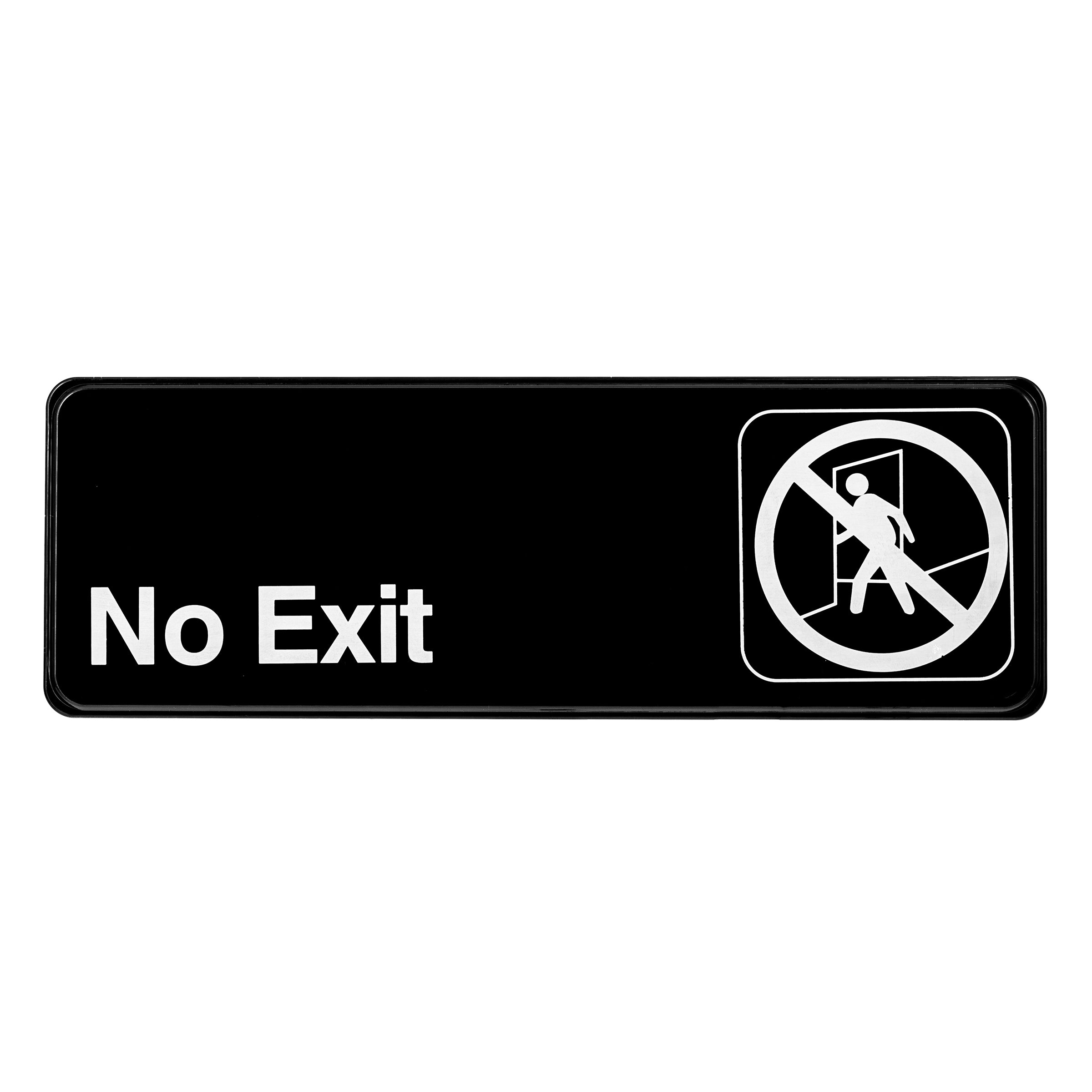 ALPINE INDUSTRIES NO EXIT SIGN, 3?X9? Main image