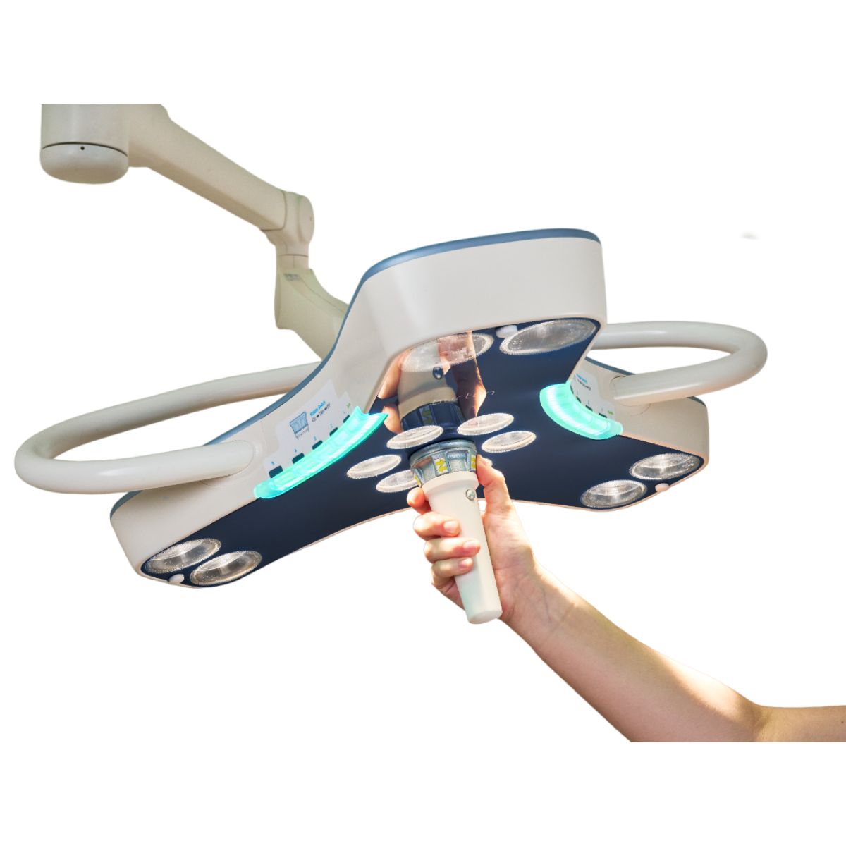 APEX LED Surgical Light- Single Light, Long 850 mm - shown in use