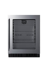 18" deep 24" wide undercounter ADA height beverage center