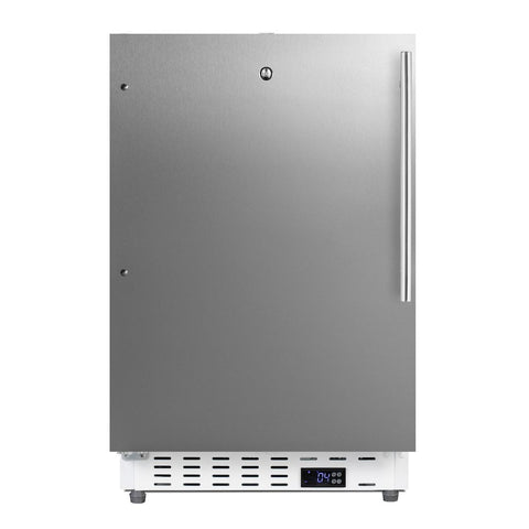 Accucold ADA compliant built-in or freestanding 20" wide all-refrigerator for residential use (Model ALR47BCSS)