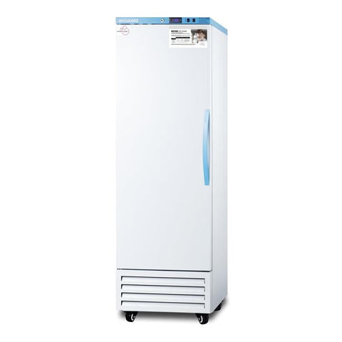Accucold MOMCUBE upright frost-free all-freezer for breast milk storage (Model AFS14PVMCLHD)