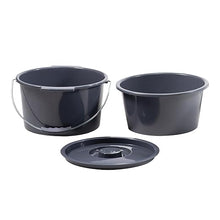 10375 Bariatric Bedside Commode Bucket, Splash Guard and Lid Code: RPBC-03BUB