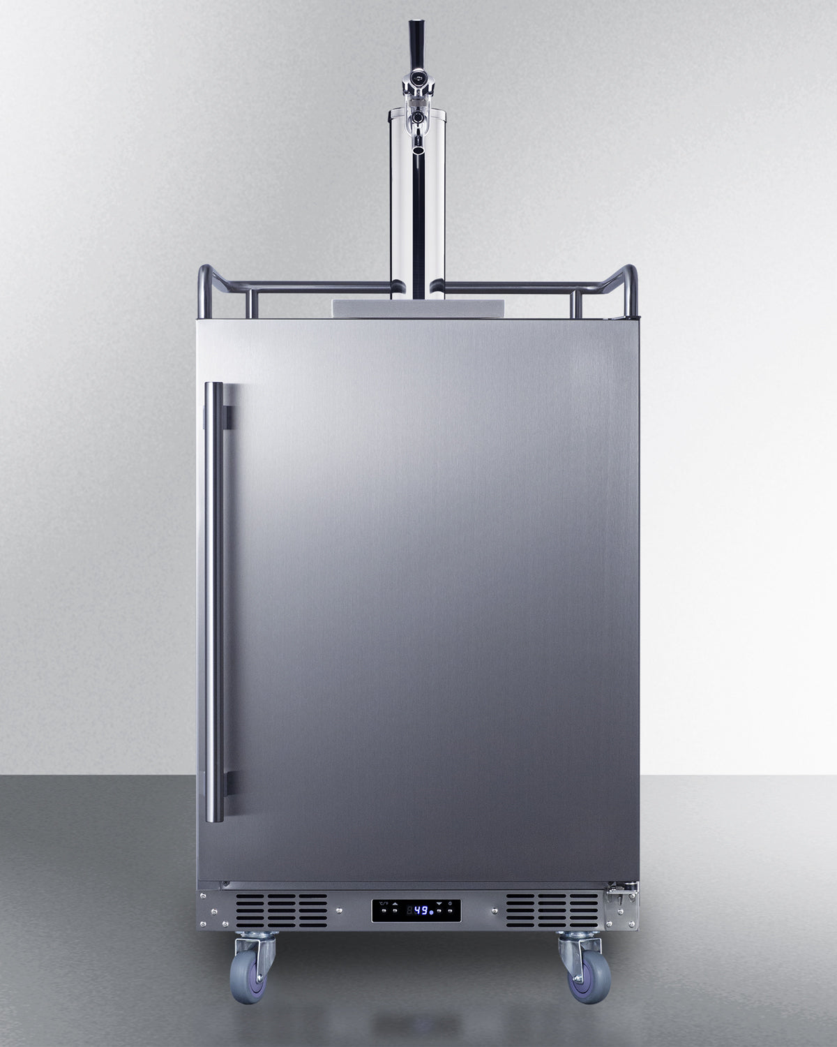 Commercially Approved Built-in Undercounter Outdoor Triple Tap Beer Kegerator in Complete Stainless Steel Main image
