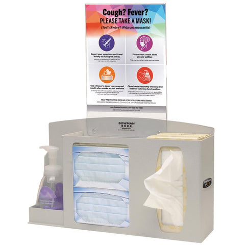 Bowman Dispensers Cover Your Cough Compliance Kit (Model BD211-0012)