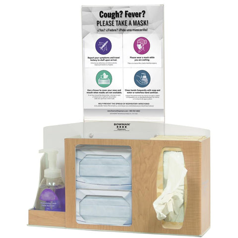 Bowman Dispensers Cover Your Cough Compliance Kit (Model BD211-0023)