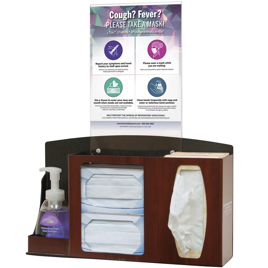 Bottle Hygiene Station/Vert Sign Cherry ABS