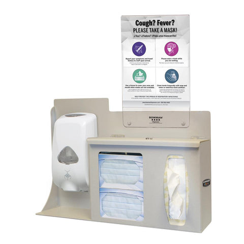 Bowman Dispensers Cover Your Cough Compliance Kit (Model BD215-0012)