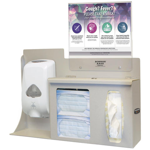 Bowman Dispensers Cover Your Cough Compliance Kit (Model BD216-0012)