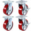 3" Caster, 2 Brake and 2 Swivel Casters and CornerBumper