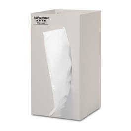 Bowman Dispensers Bowman Aluminum Large Single Bag Dispenser • 12"W x 6.4"D x 6.35"H