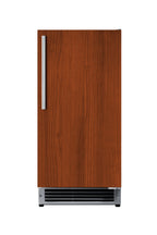 Built-in Undercounter Manual Defrost Icemaker with Complete Stainless Steel Wrapped Exterior Finish; no Drain Required